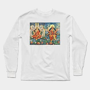 Hindu Goddesses Kamala & Bhairavi, 1885–90 Long Sleeve T-Shirt